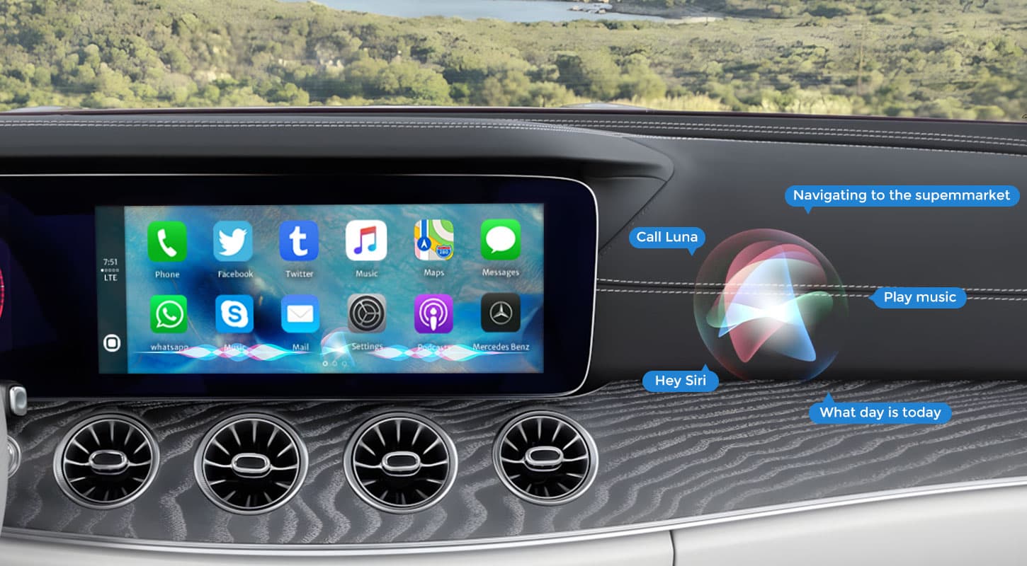 carplay interface for Mercedes BENZ NTG6.0